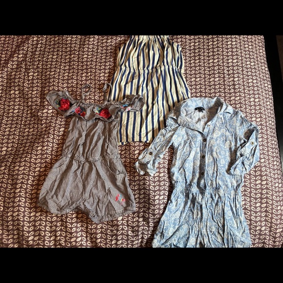 Girls Romper + Dress Bundle 💜 - Picture 1 of 4